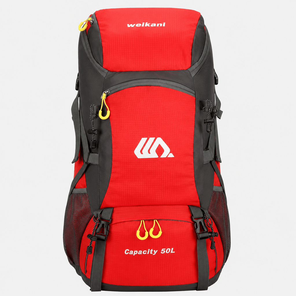 Hiking Camping 50L hiking backpack with shoe compartment trekking