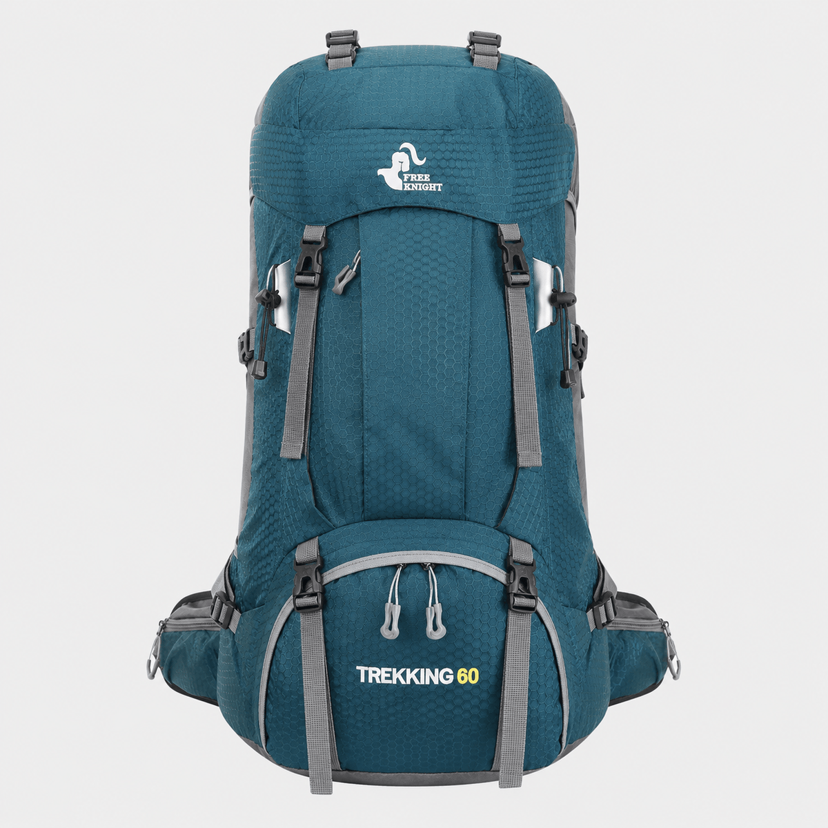 Hiking Camping 60L hiking backpack with rain cover trekking pack