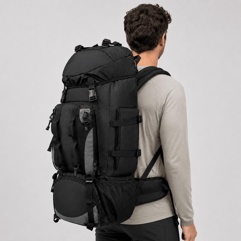 Hiking Camping 90L hiking backpack large capacity trekking rucksack