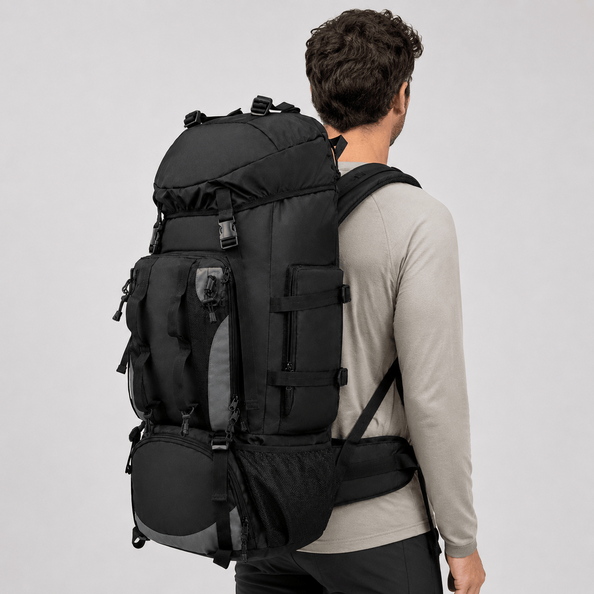 Hiking Camping 90L hiking backpack large capacity trekking rucksack