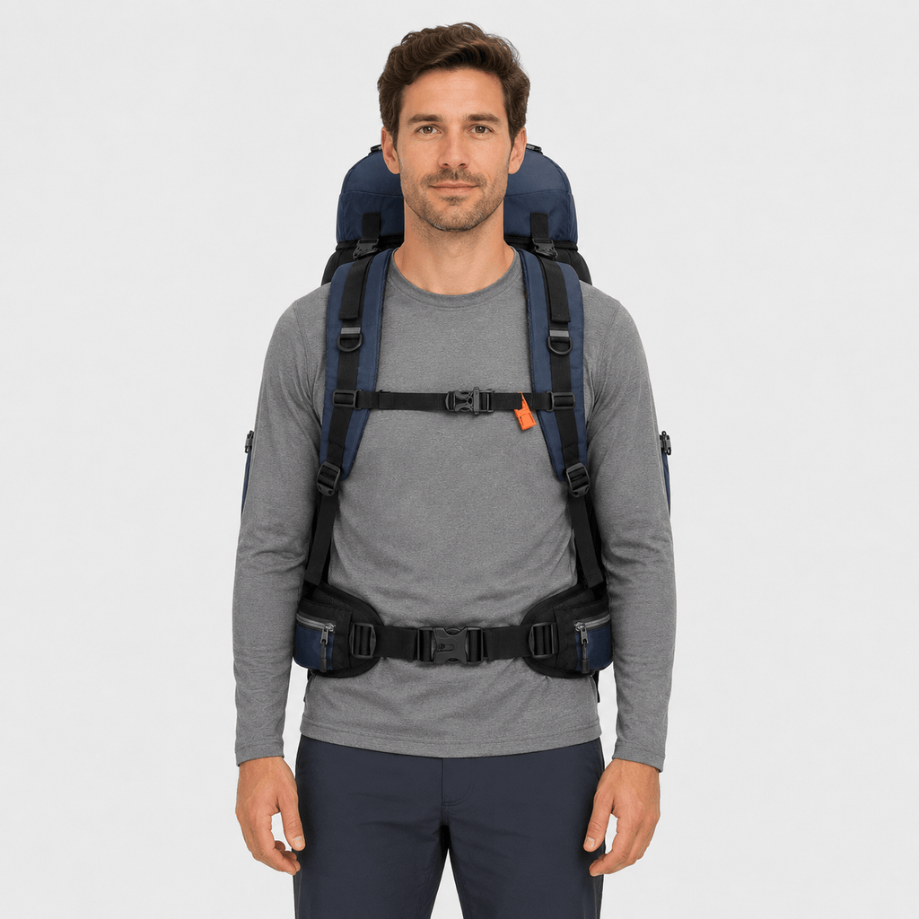 Hiking Camping 90L waterproof hiking backpack large capacity trekking pack