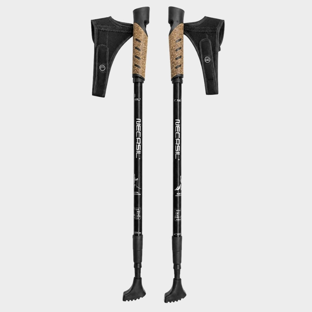 Hiking Camping adjustable nordic walking poles telescopic hiking sticks set