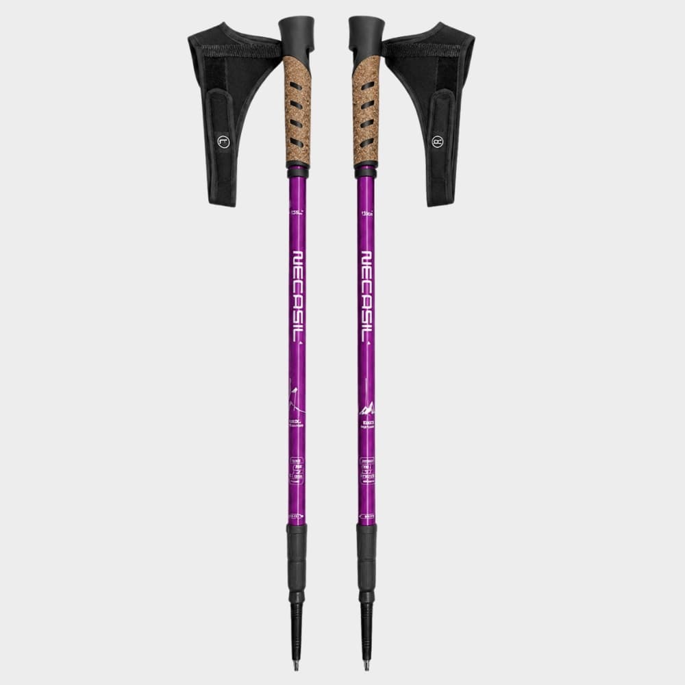 Hiking Camping adjustable nordic walking poles telescopic hiking sticks set