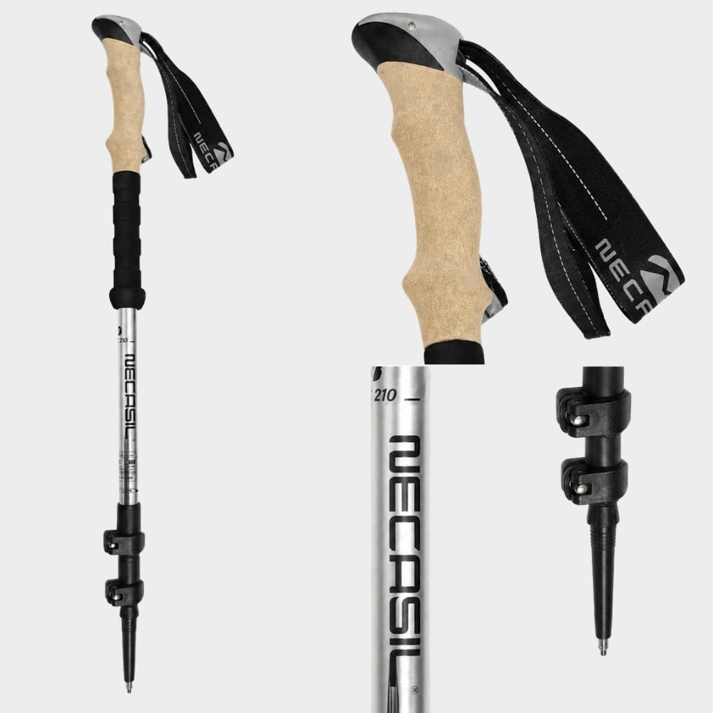 Hiking Camping adjustable telescopic hiking poles quick lock trekking sticks