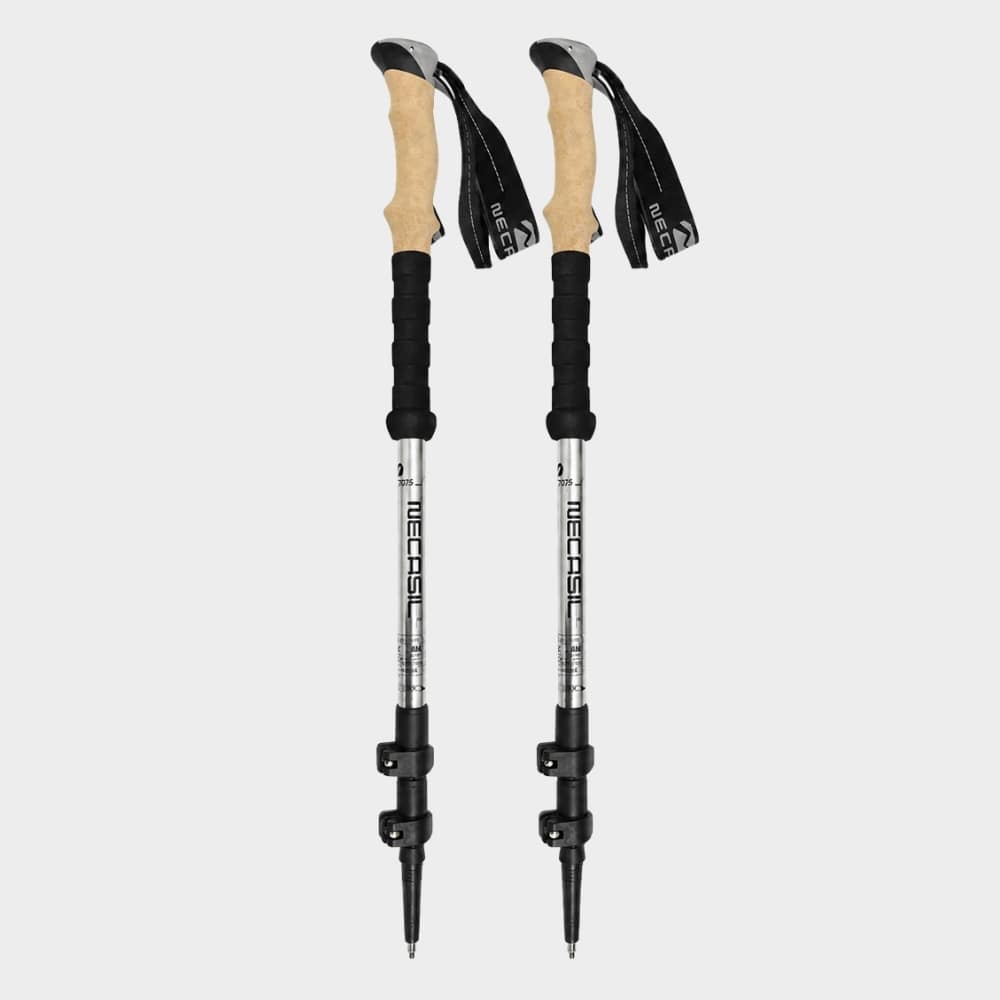 Hiking Camping adjustable telescopic hiking poles quick lock trekking sticks