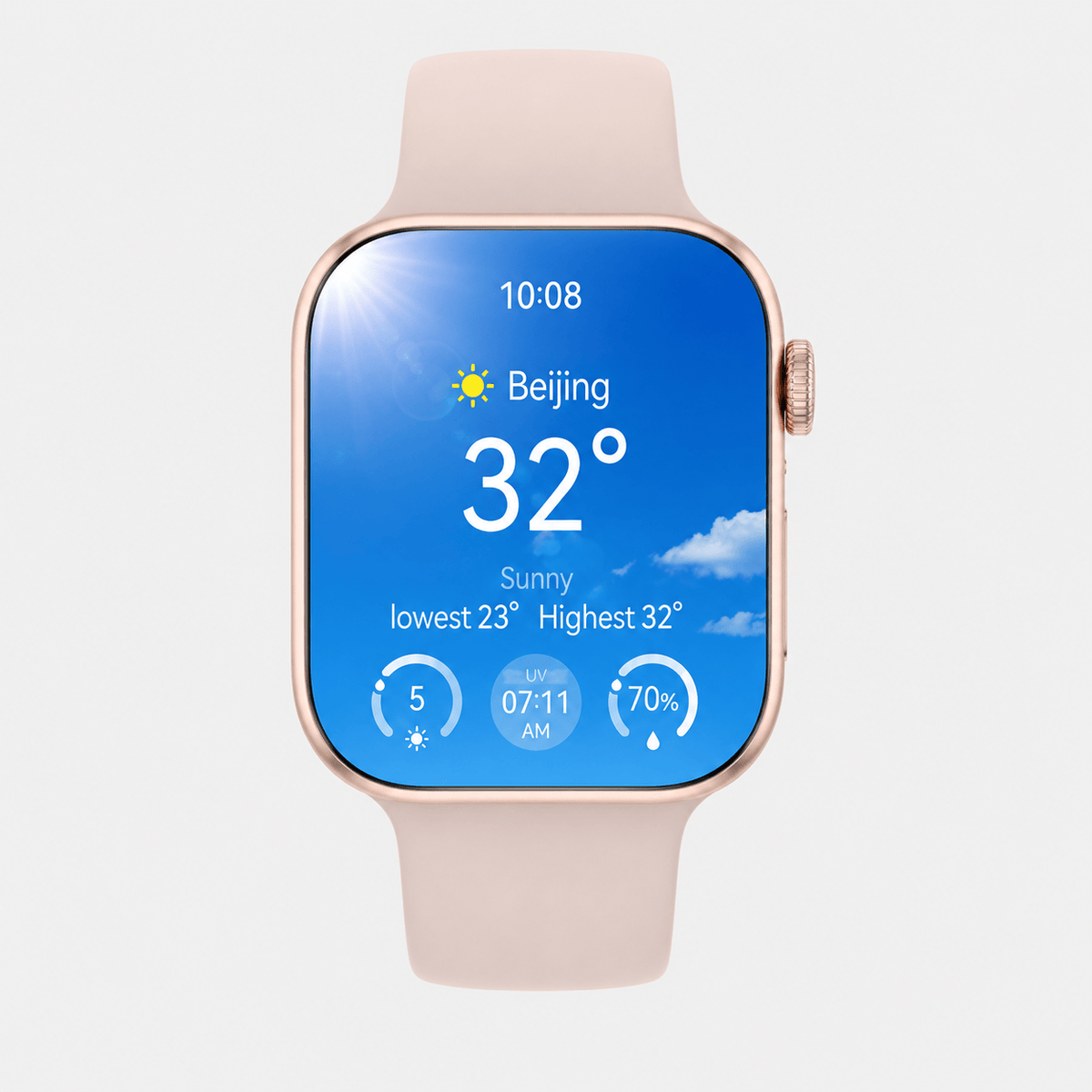 Hiking Camping AMOLED smartwatch with Bluetooth call fitness tracker watch
