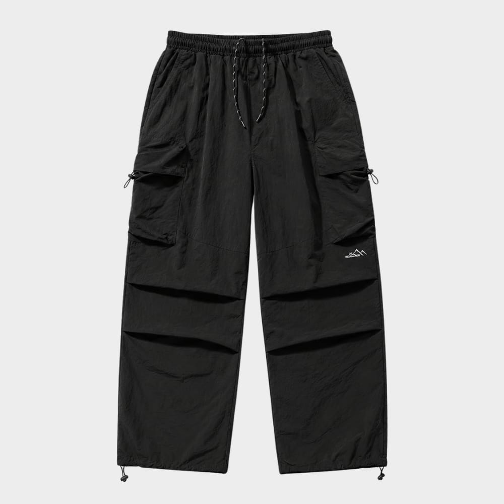 Hiking Camping baggy hiking cargo trousers waterproof wide leg outdoor pants