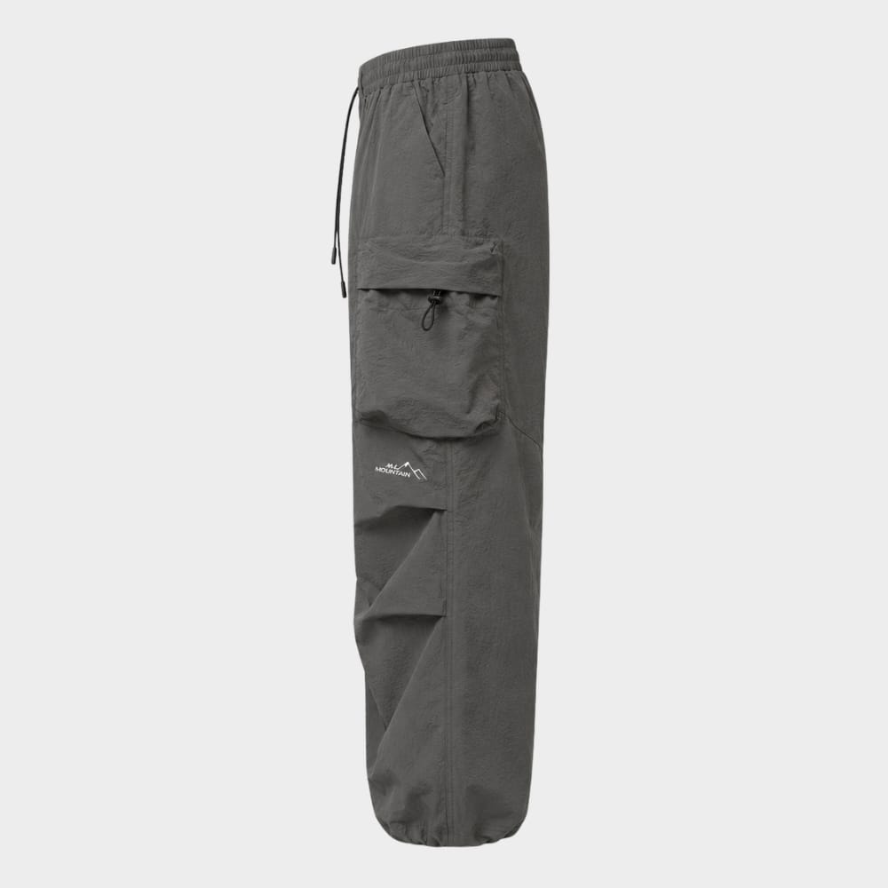 Hiking Camping baggy hiking cargo trousers waterproof wide leg outdoor pants
