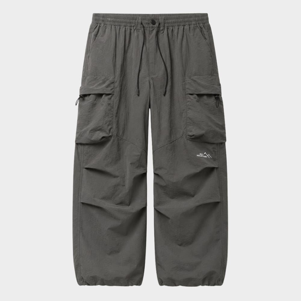 Hiking Camping baggy hiking cargo trousers waterproof wide leg outdoor pants