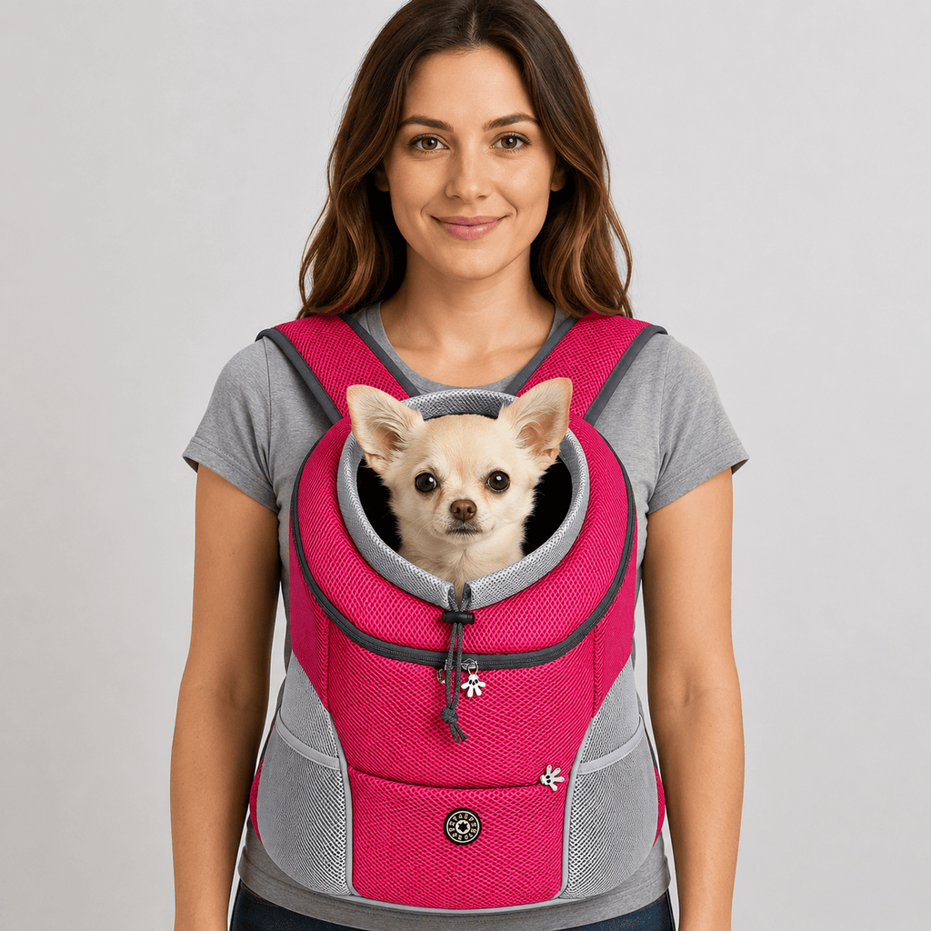 Hiking Camping breathable dog carrier backpack for small dogs hiking