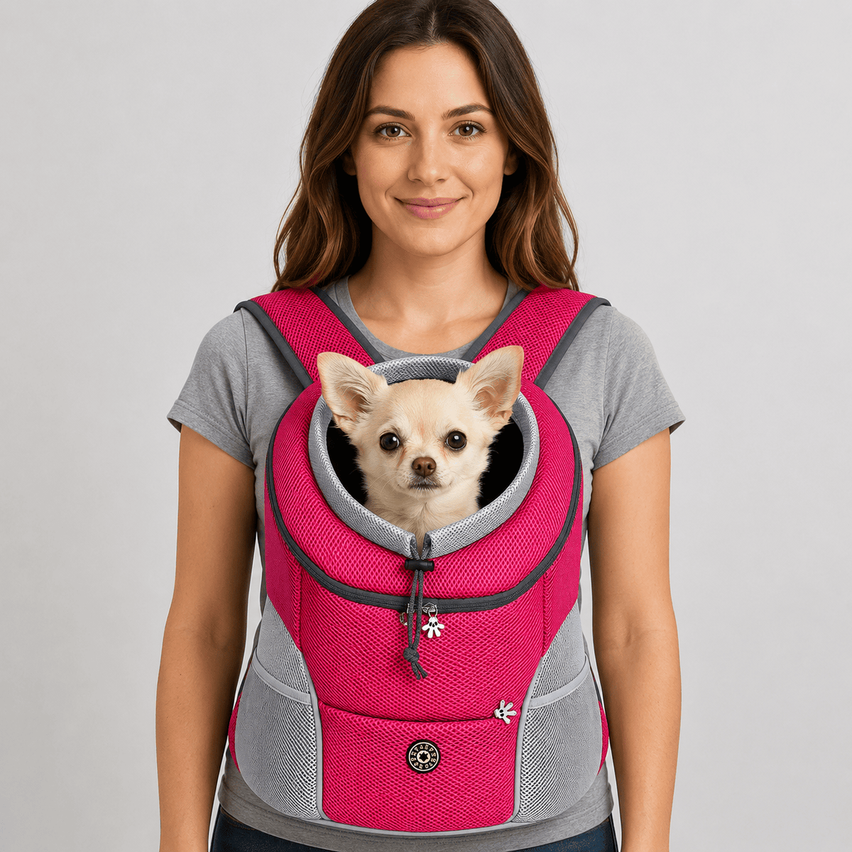 Hiking Camping breathable dog carrier backpack for small dogs hiking