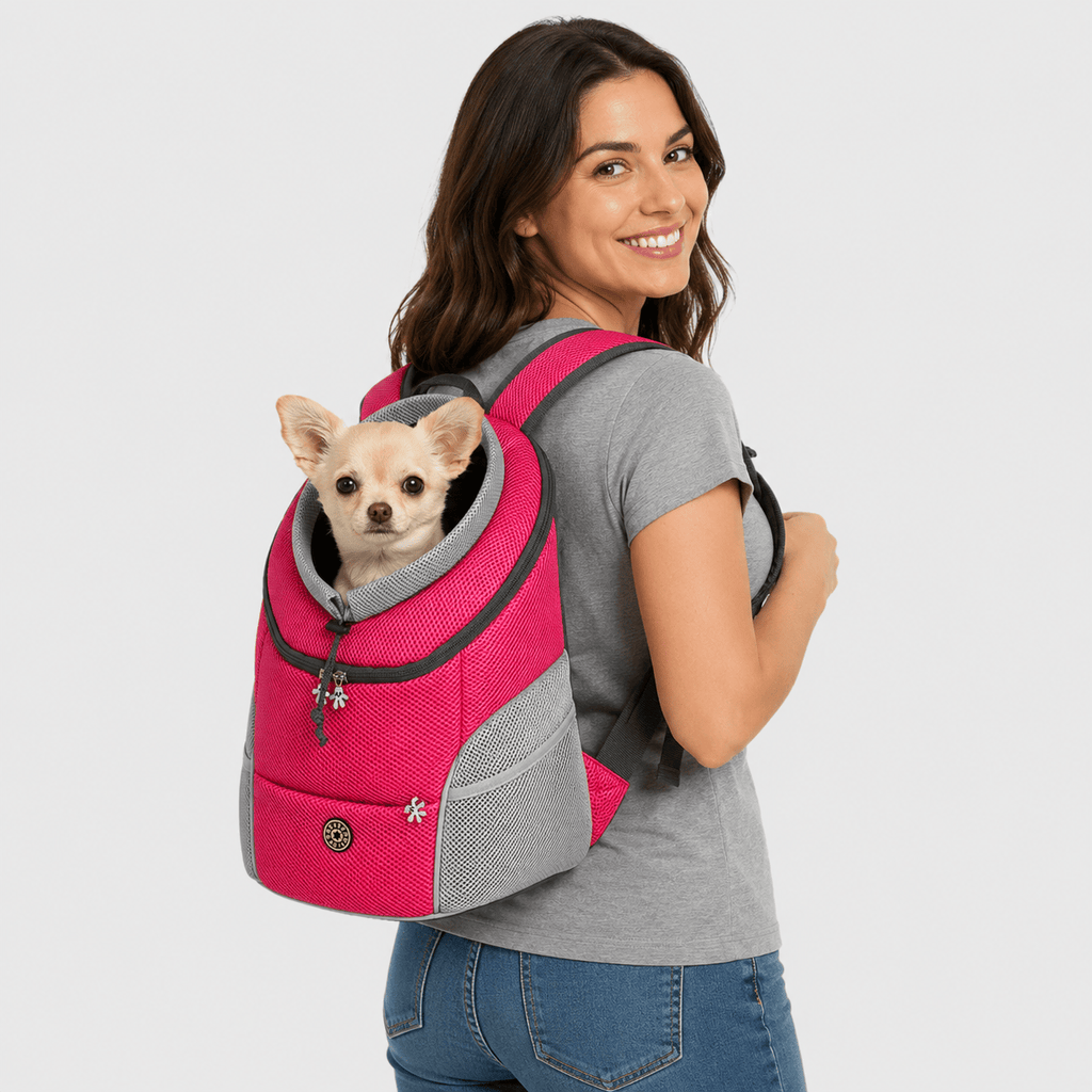 Hiking Camping breathable dog carrier backpack for small dogs hiking