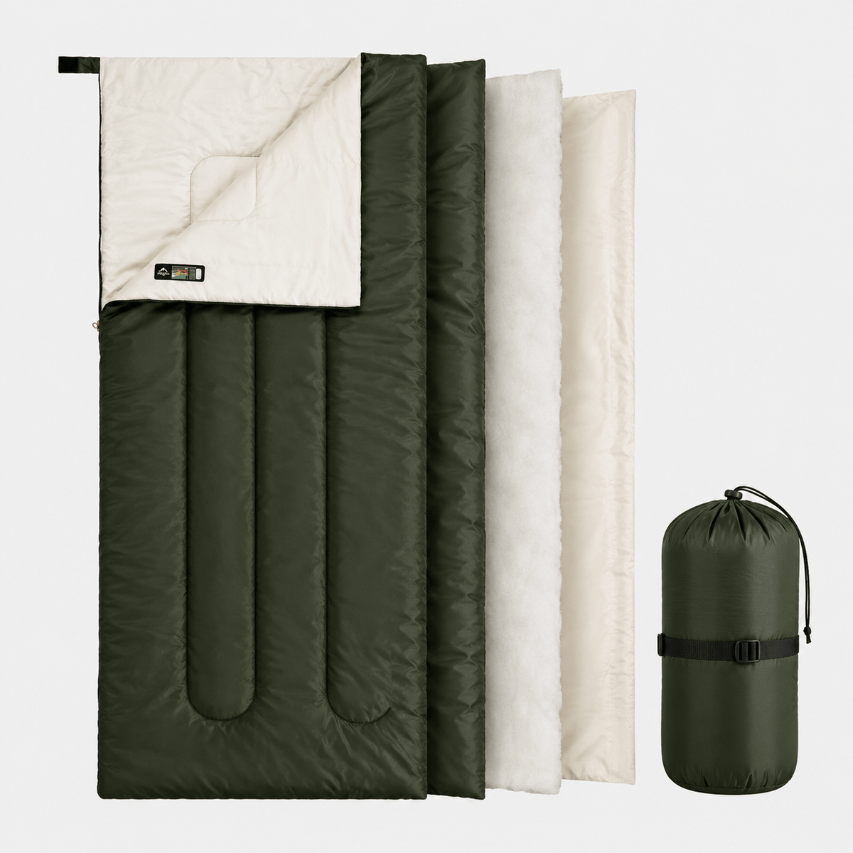 Hiking Camping breathable quilt sleeping bag 3 season camping travel
