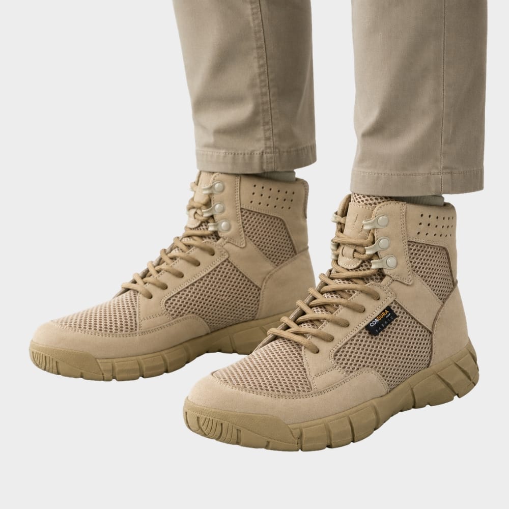 Hiking Camping breathable tactical hiking boots unisex mesh combat shoes
