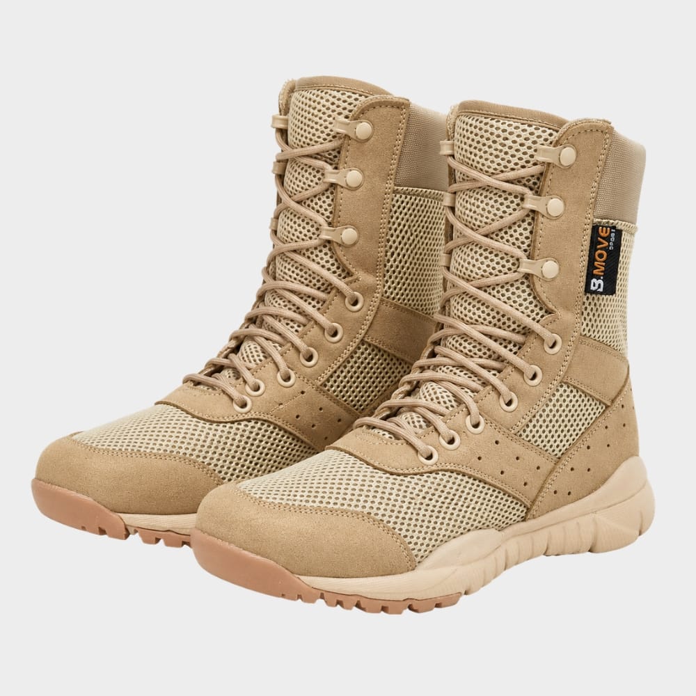 Hiking Camping breathable tactical hiking boots unisex mesh combat shoes