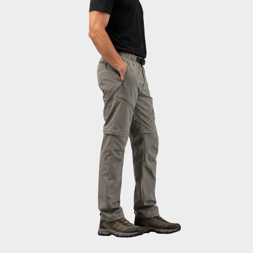 Hiking Camping Clothing Trousers Zip Off Quick