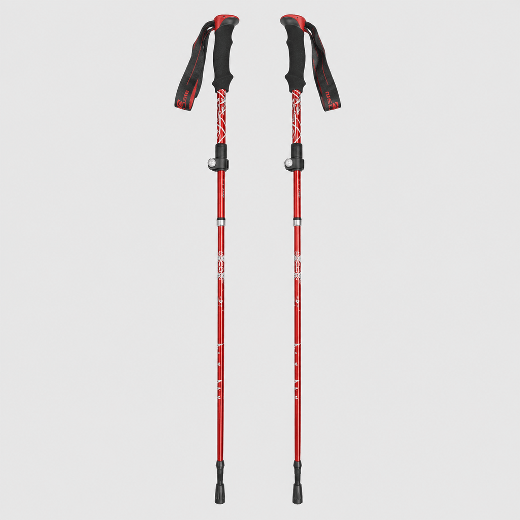 Hiking Camping compact folding hiking poles ultralight telescopic walking sticks
