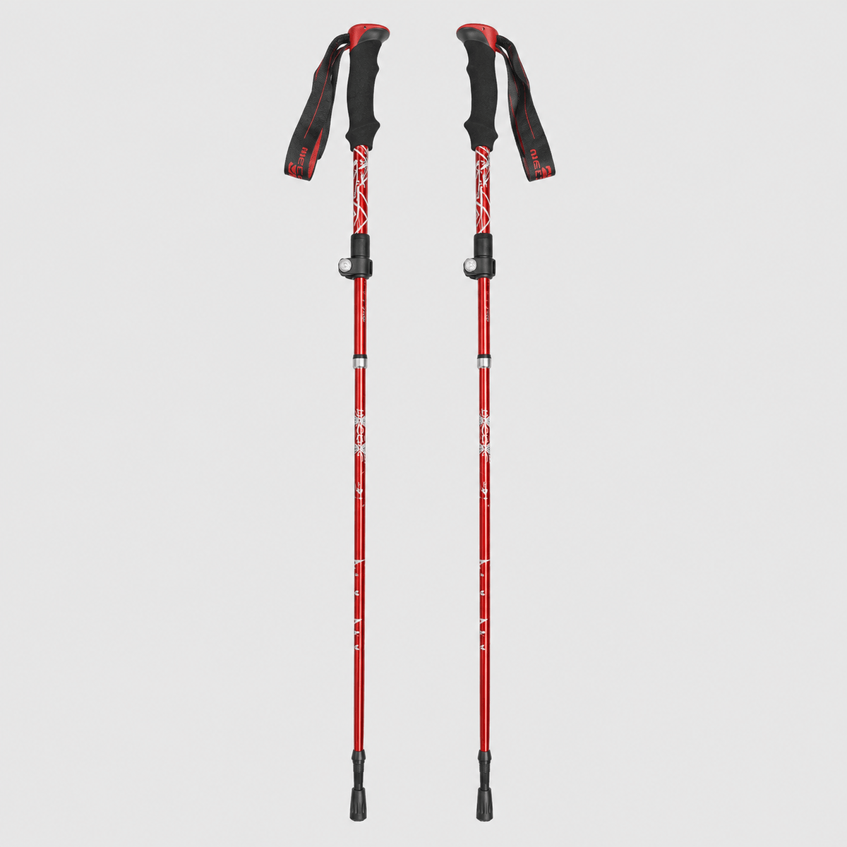 Hiking Camping compact folding hiking poles ultralight telescopic walking sticks