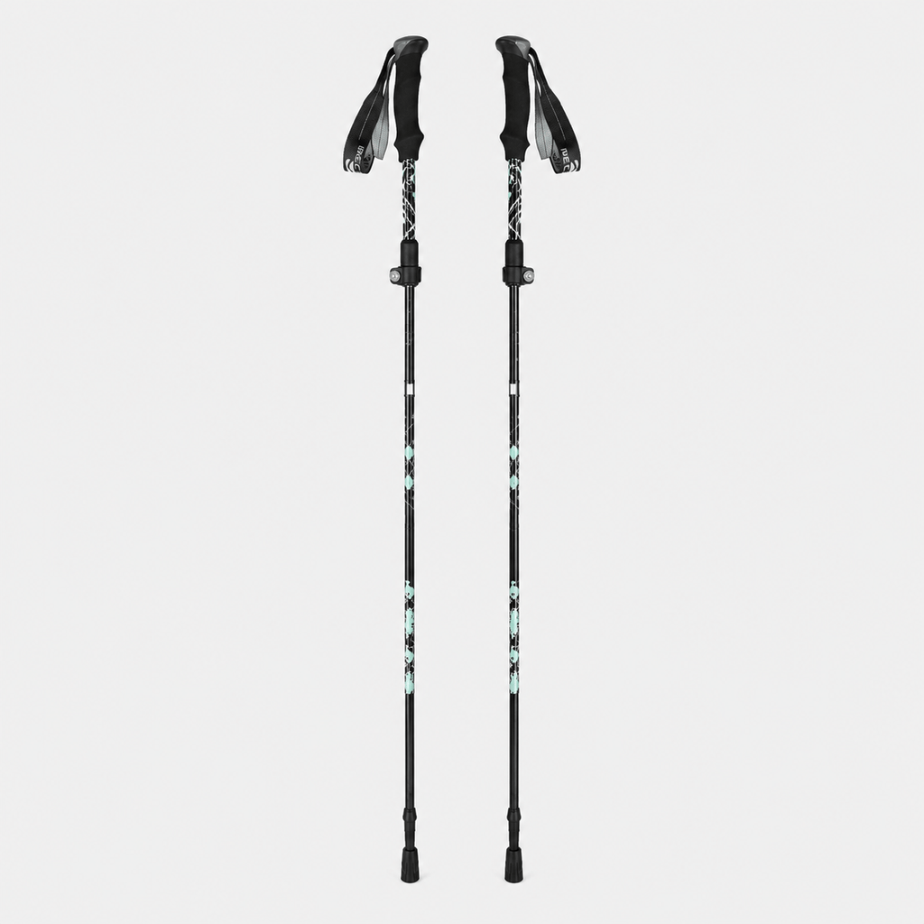 Hiking Camping compact folding hiking poles ultralight telescopic walking sticks