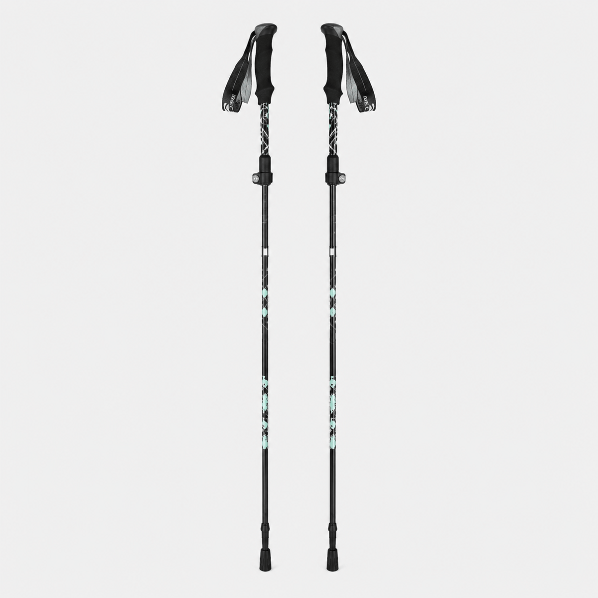 Hiking Camping compact folding hiking poles ultralight telescopic walking sticks