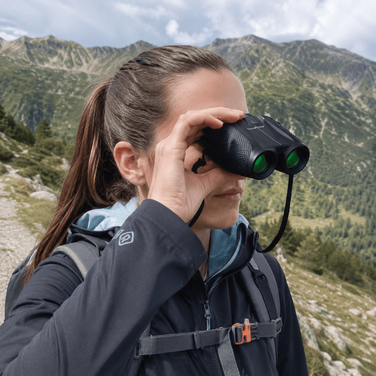 Hiking Camping compact hiking binoculars 10x25 long range