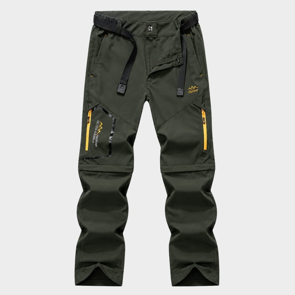 Hiking Camping convertible hiking trousers quick dry zip off cargo pants