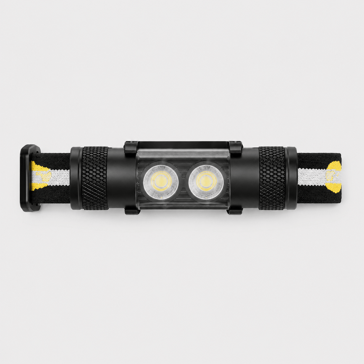 Hiking Camping dual LED rechargeable headlamp high lumen waterproof headlight