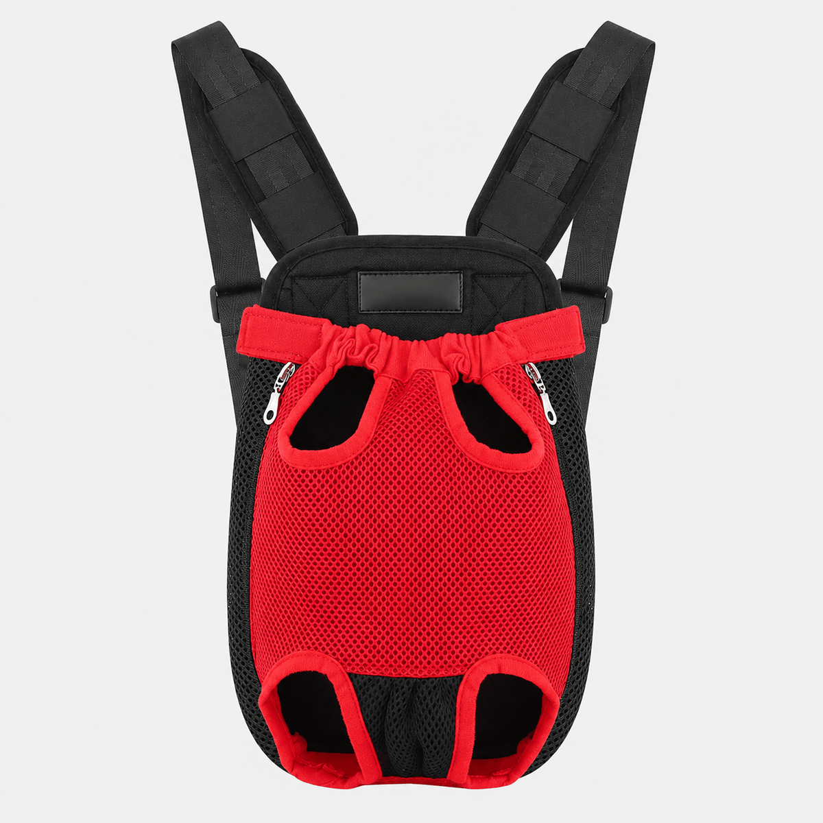 Hiking Camping front facing dog carrier backpack legs out breathable