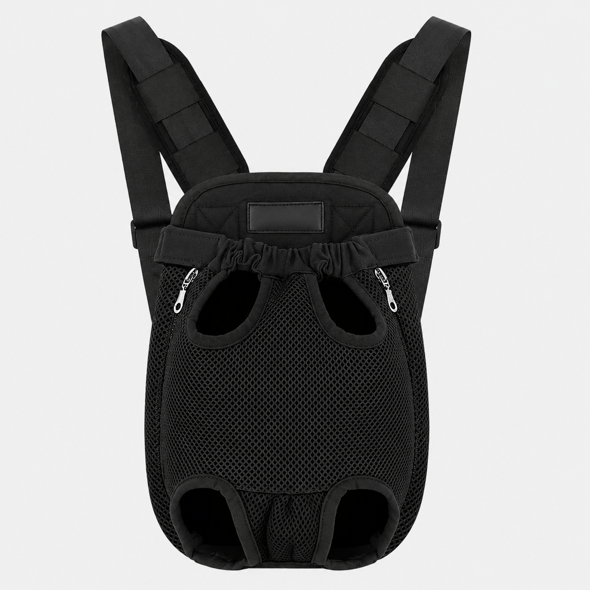 Hiking Camping front facing dog carrier backpack legs out breathable
