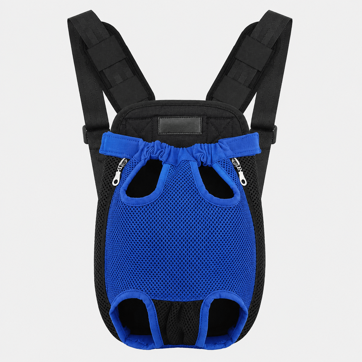 Hiking Camping front facing dog carrier backpack legs out breathable