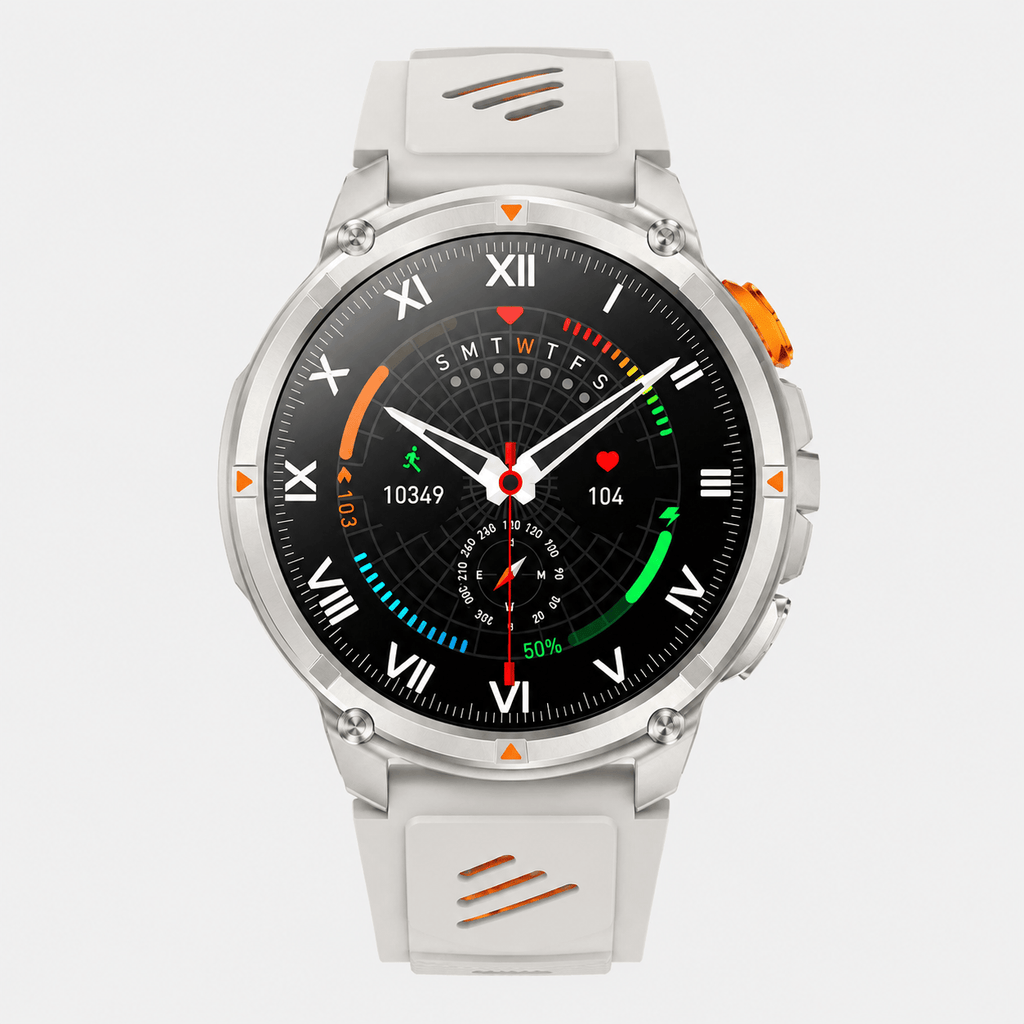 Hiking Camping GPS outdoor smartwatch with compass long battery waterproof