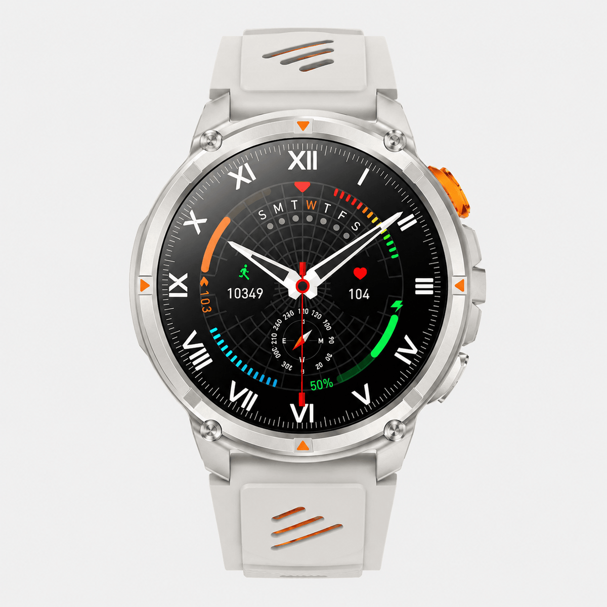 Hiking Camping GPS outdoor smartwatch with compass long battery waterproof