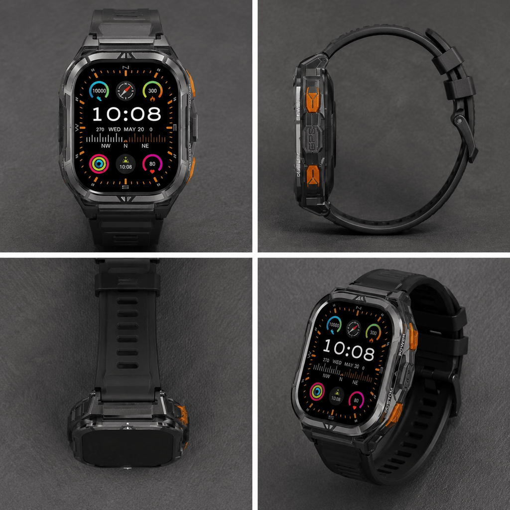 Hiking Camping GPS running smartwatch AMOLED waterproof sports watch