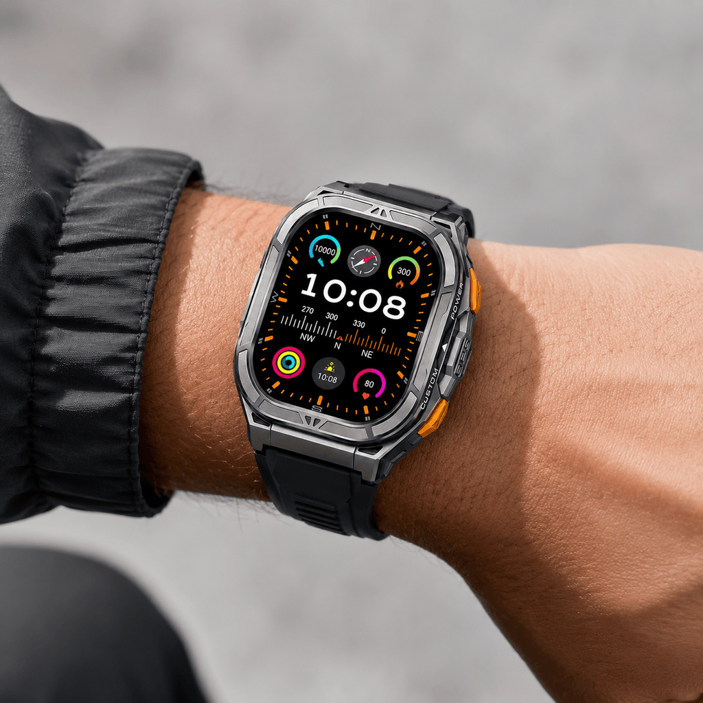 Hiking Camping GPS running smartwatch AMOLED waterproof sports watch