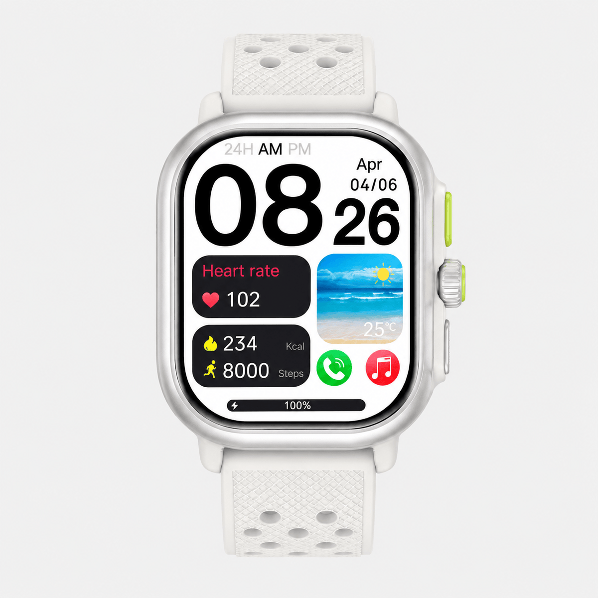 Hiking Camping GPS running smartwatch with Bluetooth call fitness tracker