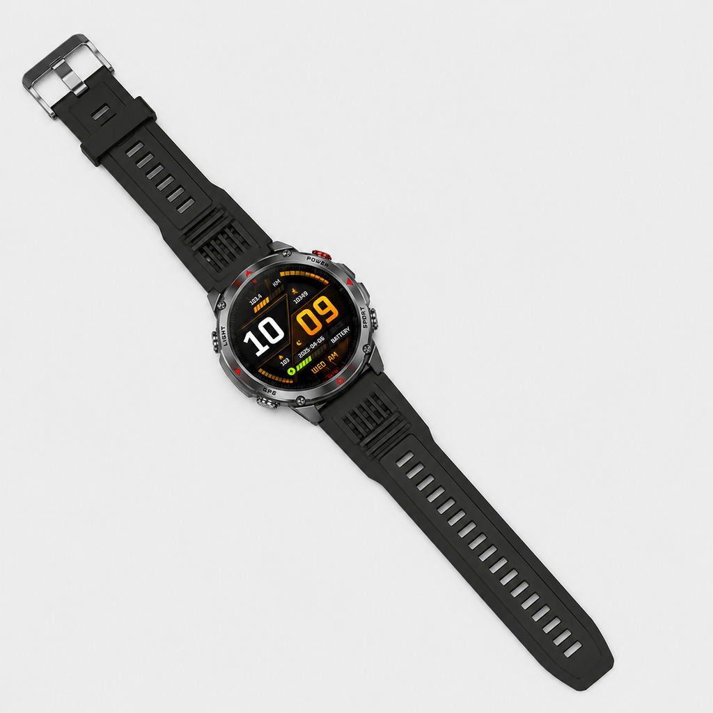 Hiking Camping GPS smartwatch with compass AMOLED waterproof sport watch