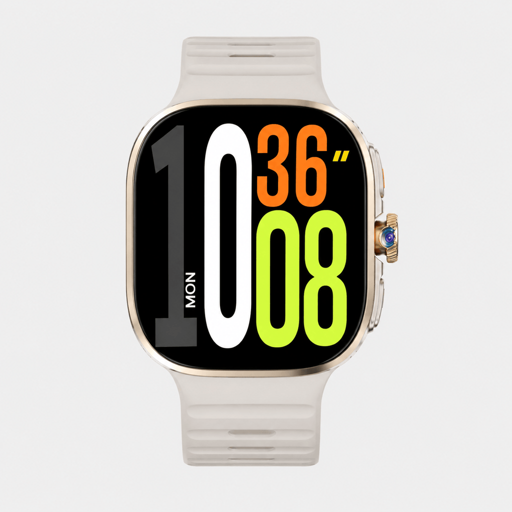 Hiking Camping GPS smartwatch with rotating camera Android fitness watch