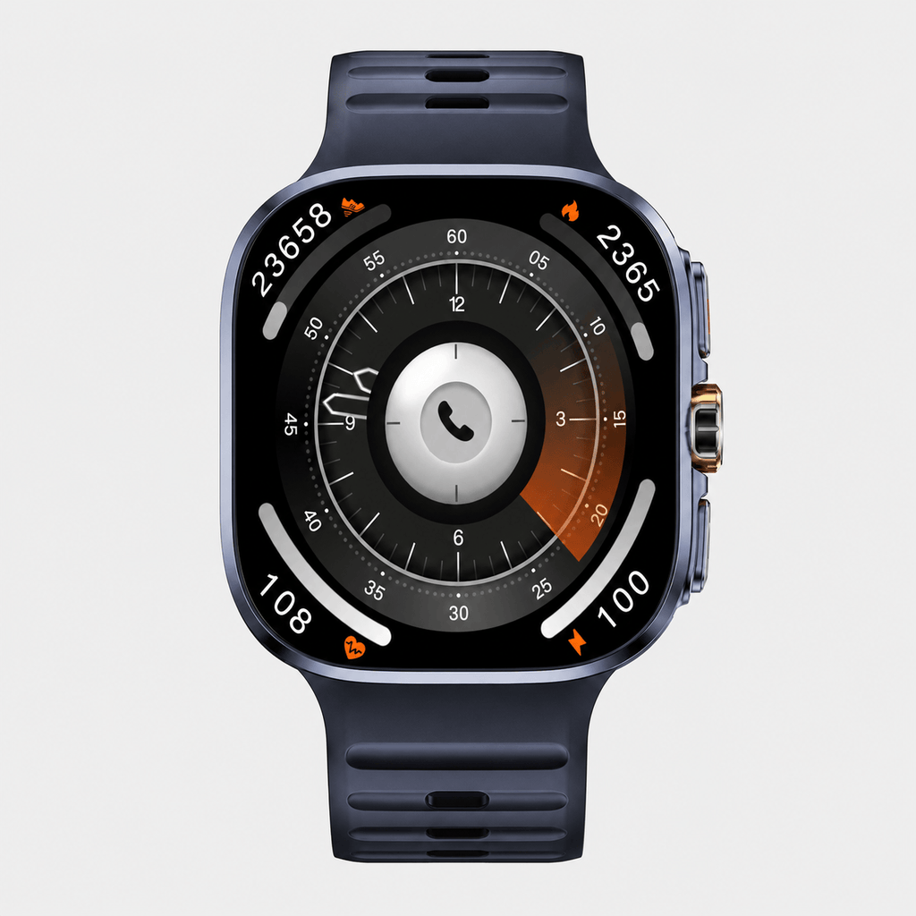 Hiking Camping GPS smartwatch with rotating camera Android fitness watch
