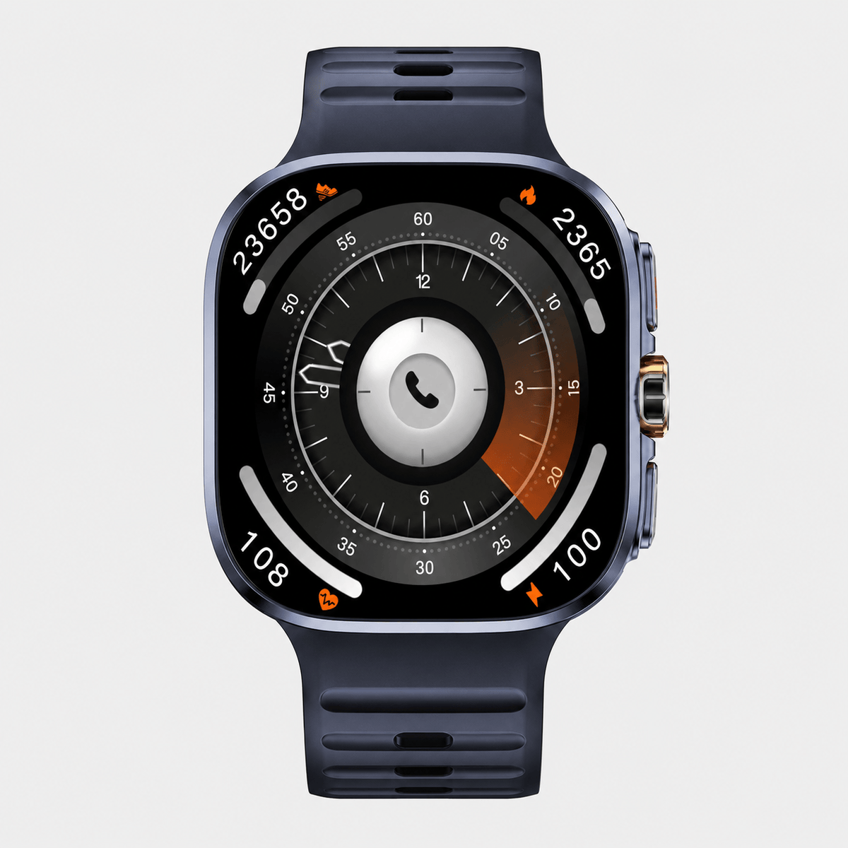 Hiking Camping GPS smartwatch with rotating camera Android fitness watch