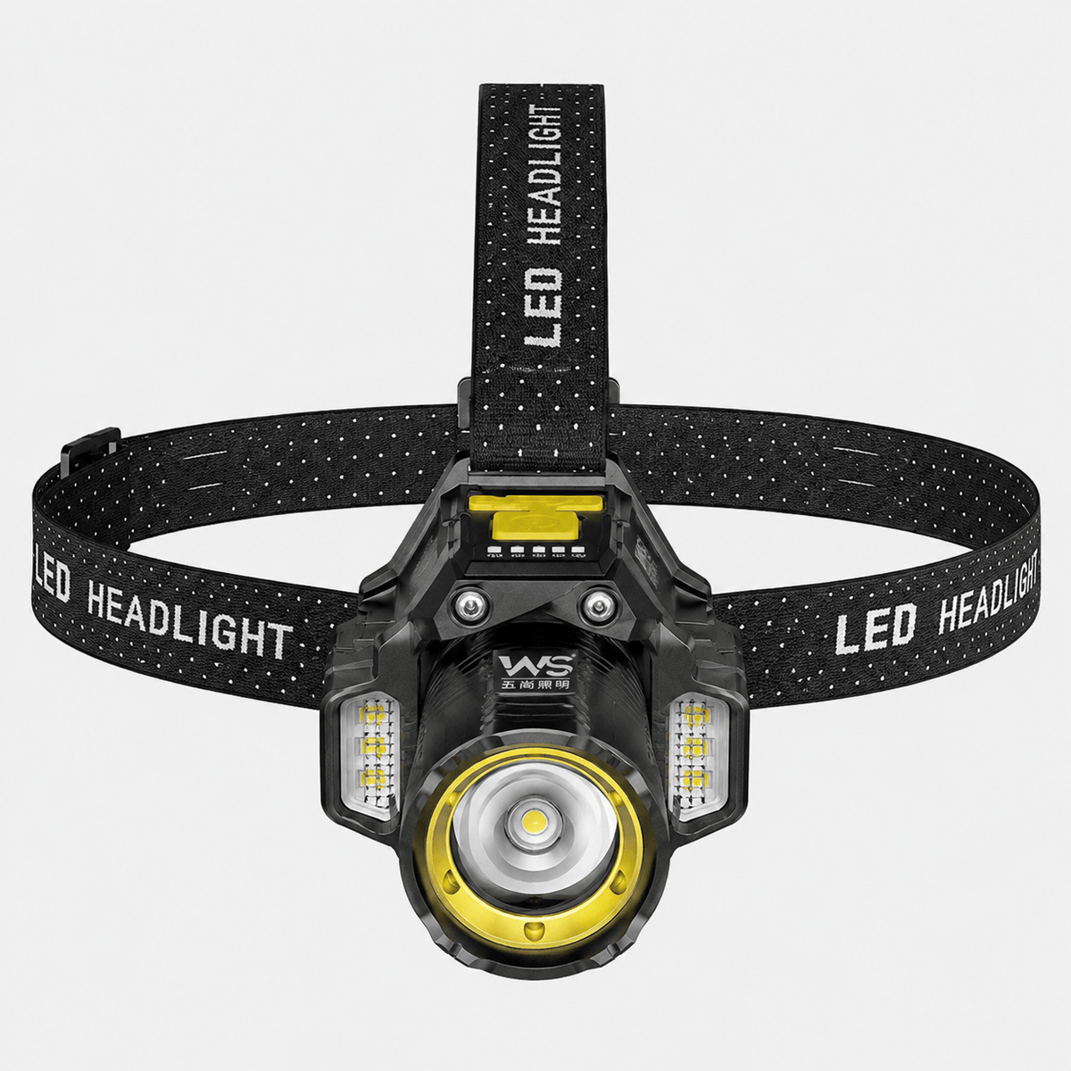Hiking Camping high power rechargeable headlamp with motion sensor