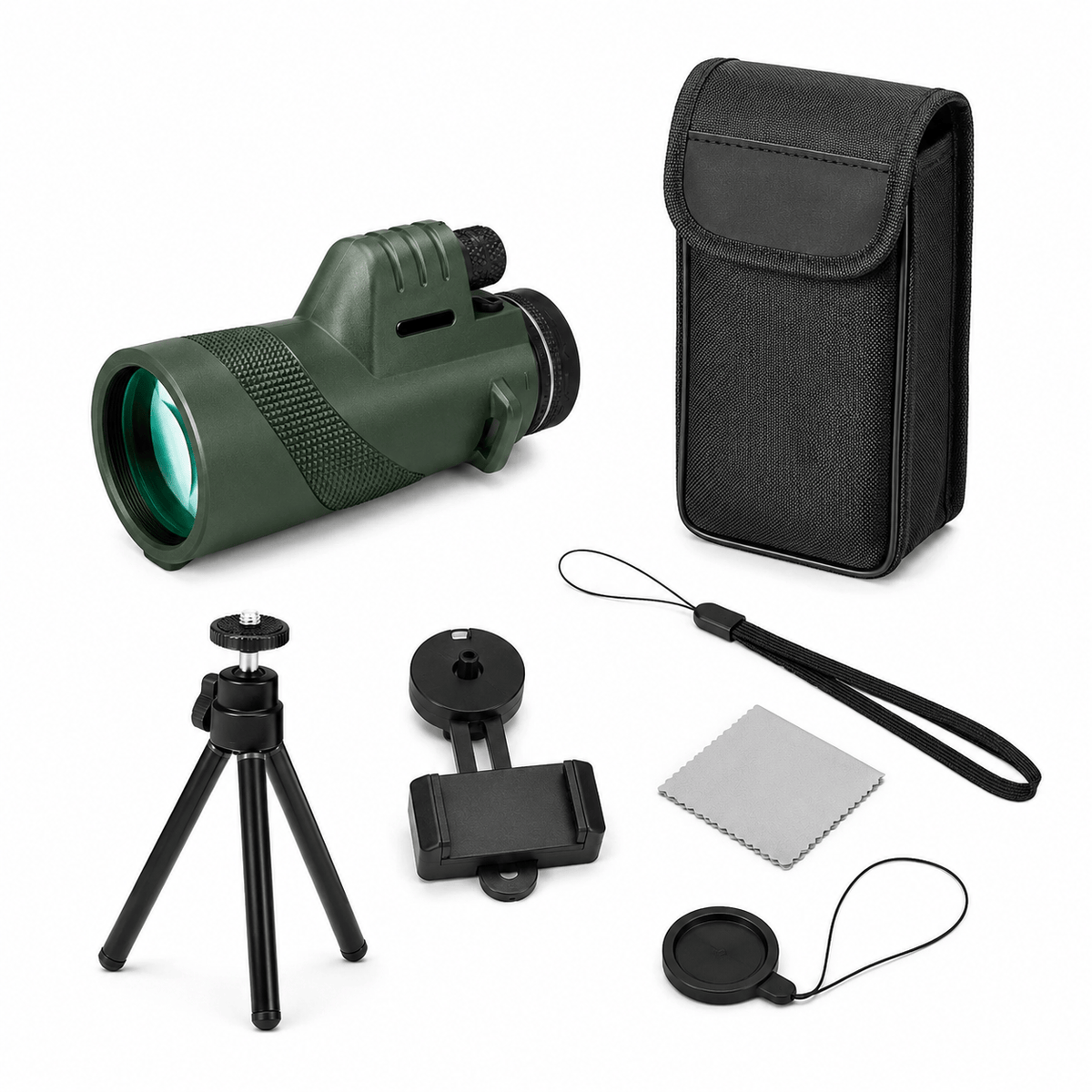 Hiking Camping hiking monocular telescope long range with phone adapter