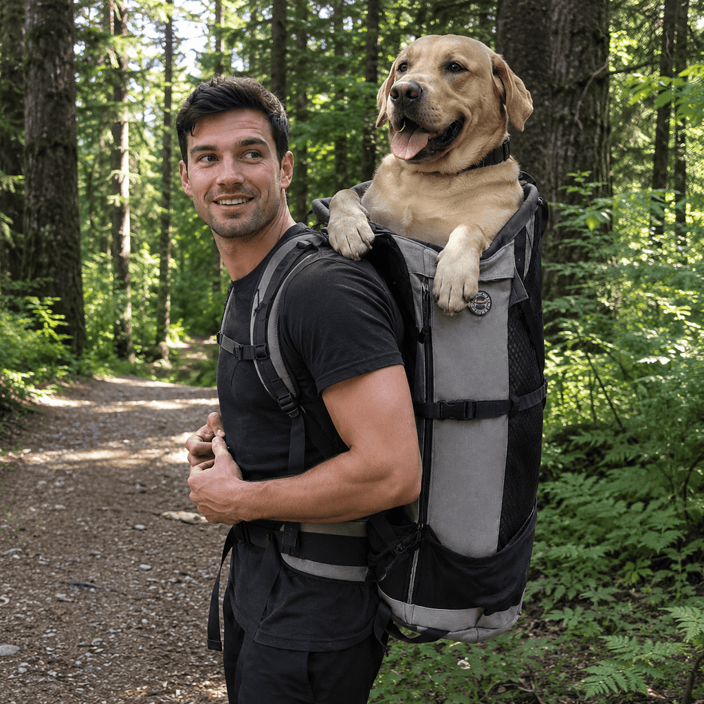 Hiking Camping large dog hiking carrier backpack breathable outdoor