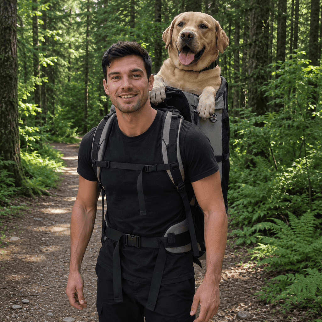 Hiking Camping large dog hiking carrier backpack breathable outdoor