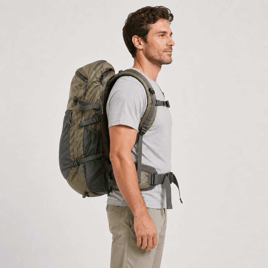 Hiking Camping lightweight foldable hiking backpack waterproof travel pack