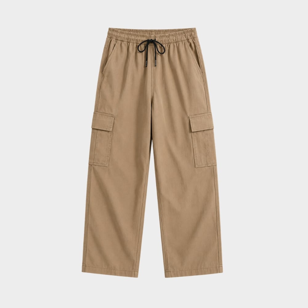 Hiking Camping lightweight quick dry hiking cargo trousers elastic waist