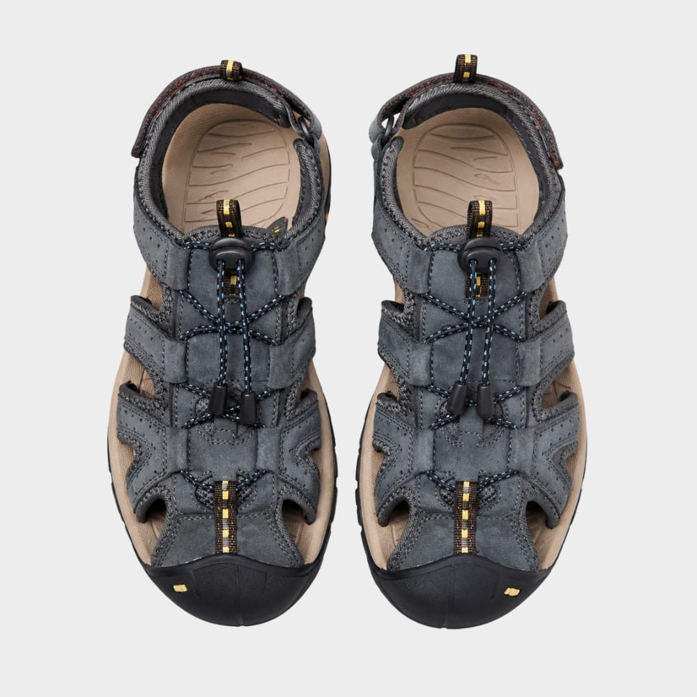 Hiking Camping mens closed toe walking sandals outdoor non slip