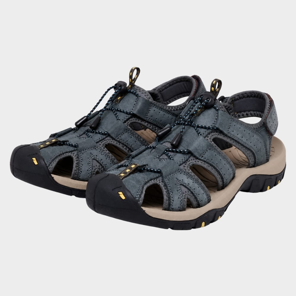Hiking Camping mens closed toe walking sandals outdoor non slip