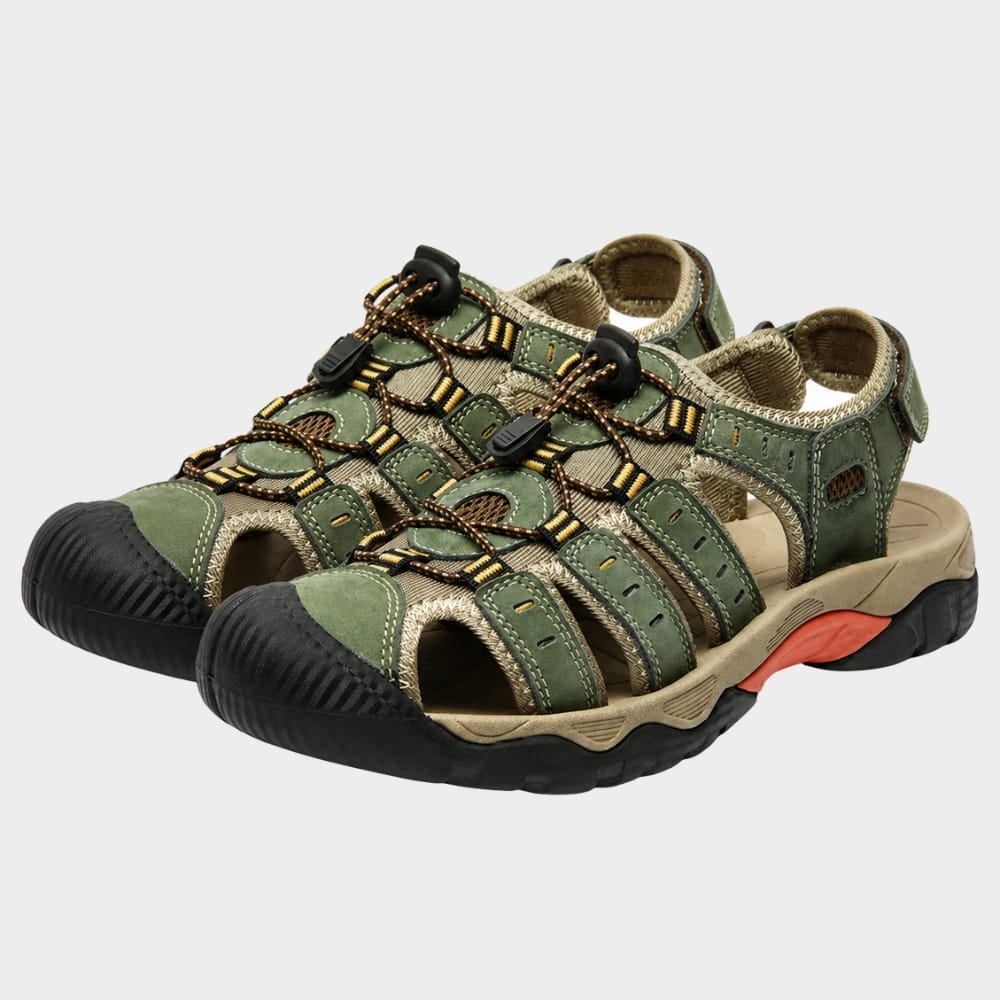Hiking Camping mens gladiator walking sandals outdoor adjustable straps