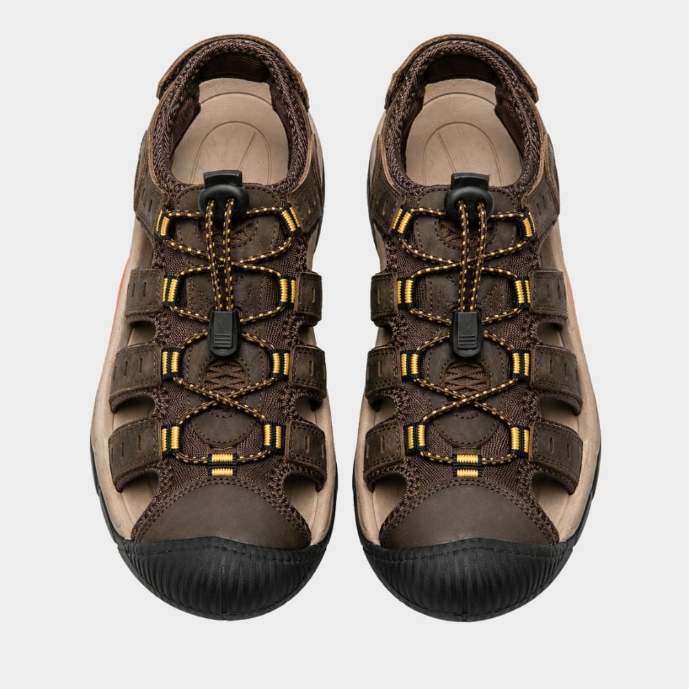 Hiking Camping mens gladiator walking sandals outdoor adjustable straps