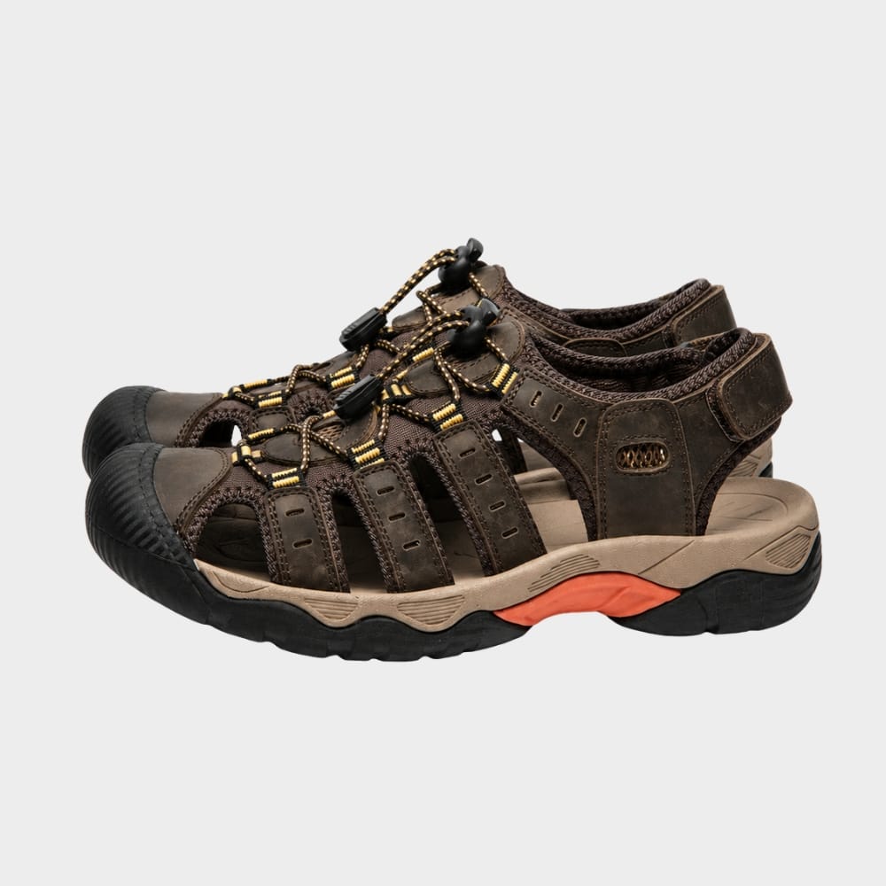 Hiking Camping mens gladiator walking sandals outdoor adjustable straps